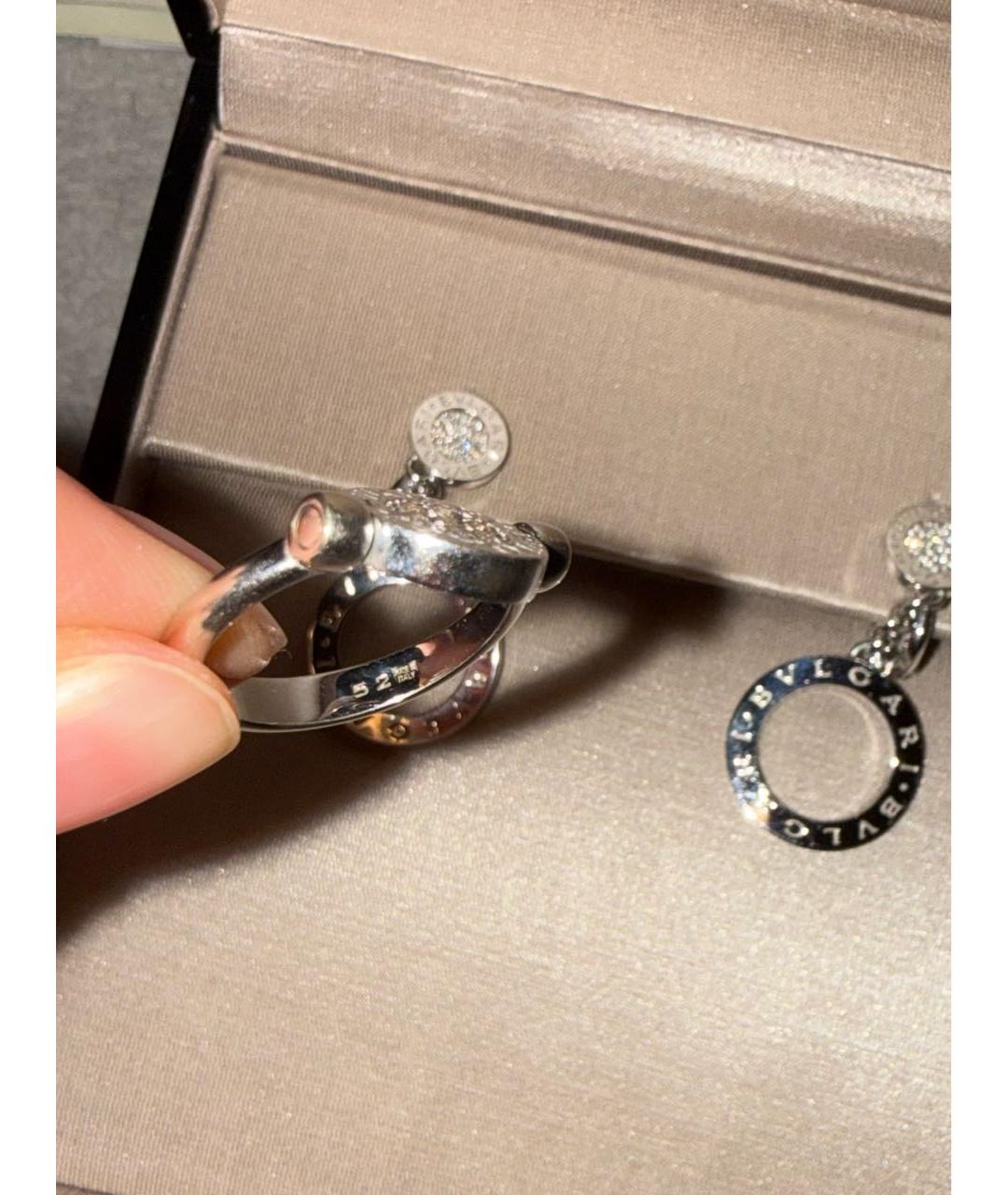 BVLGARI Серебряное кольцо из белого золота, фото 2