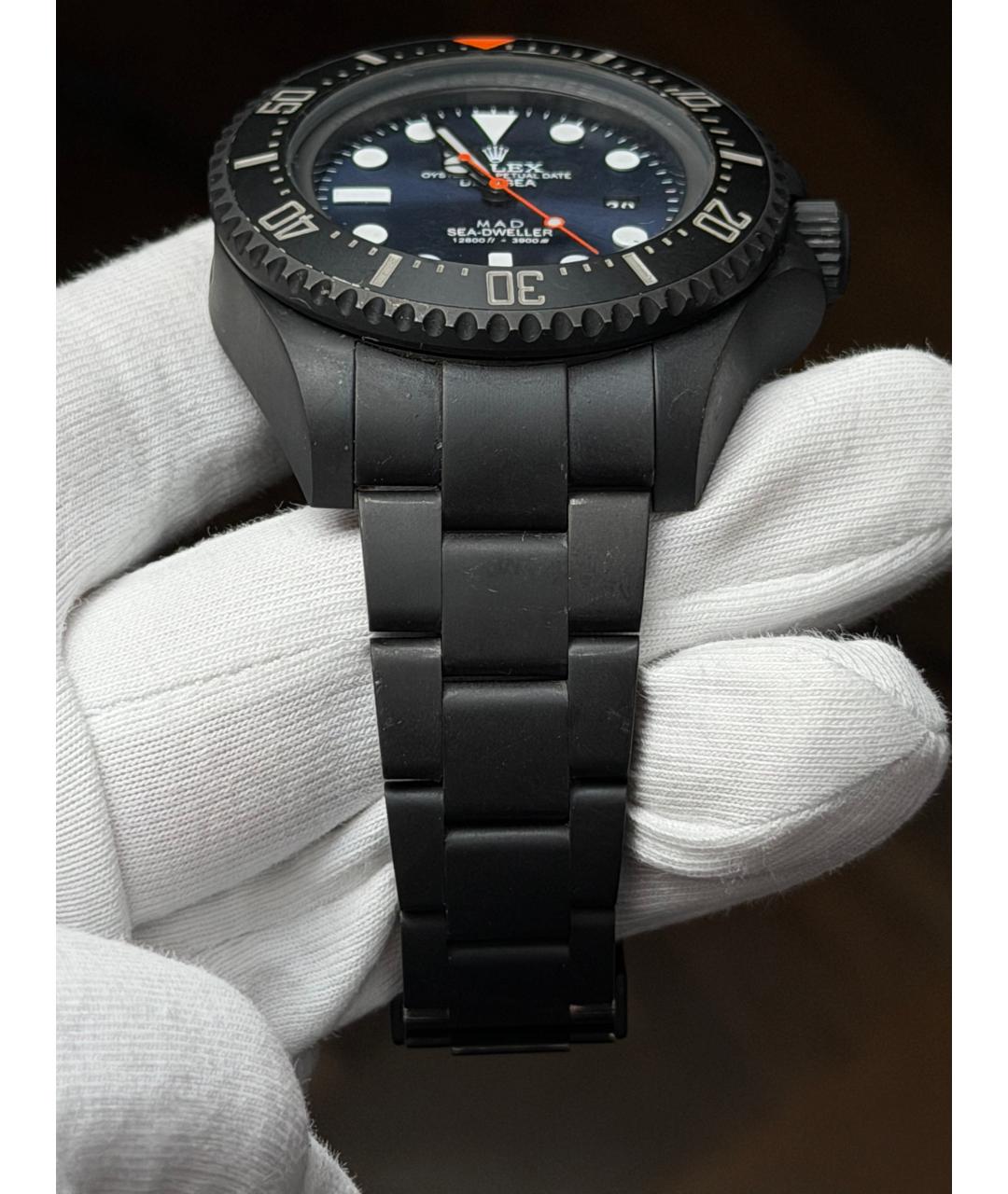 ROLEX Черные часы, фото 6