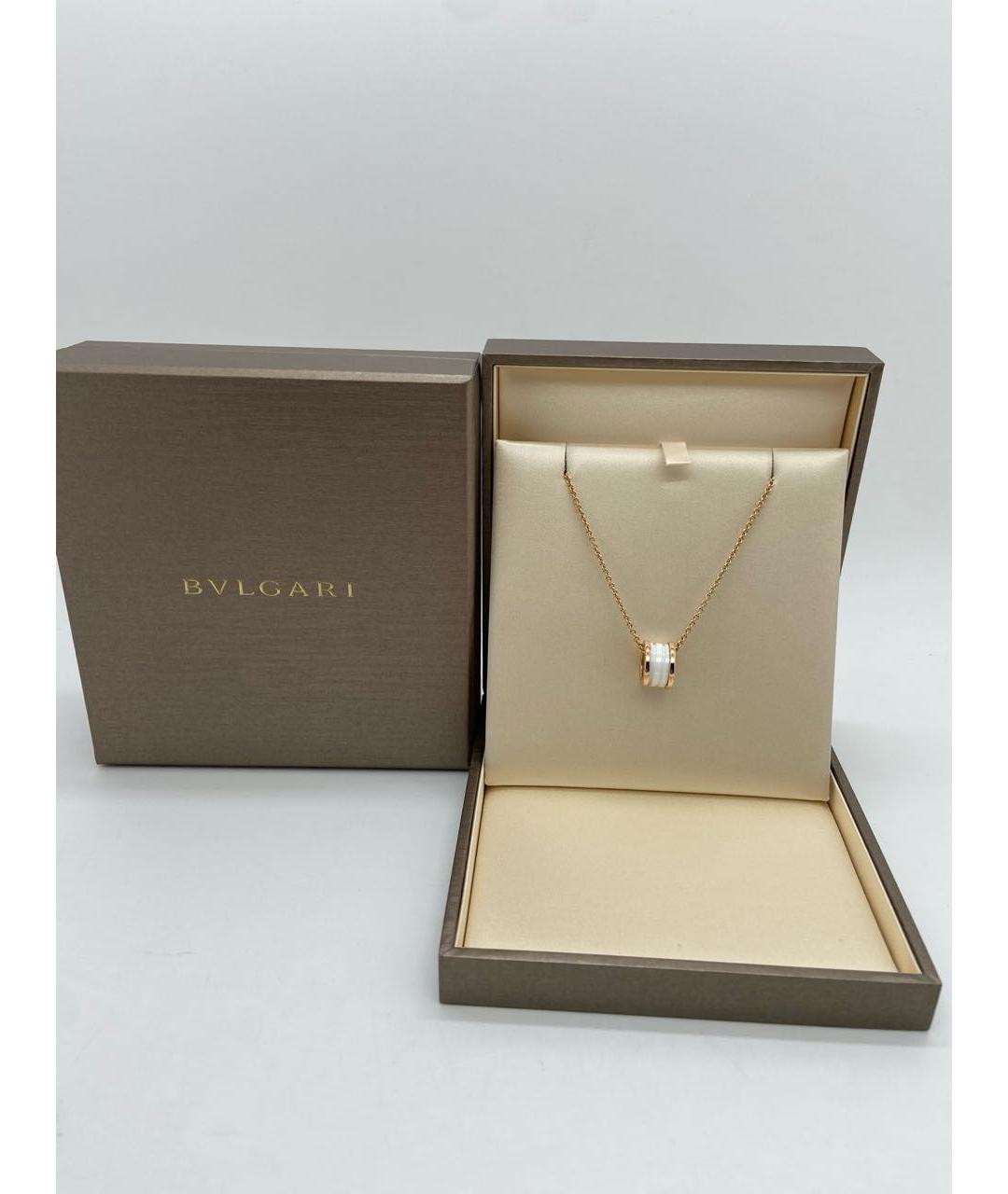 BVLGARI Золотое колье из розового золота, фото 5