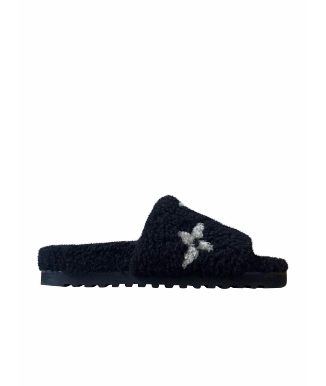 LOUIS VUITTON Черные сандалии, фото 1
