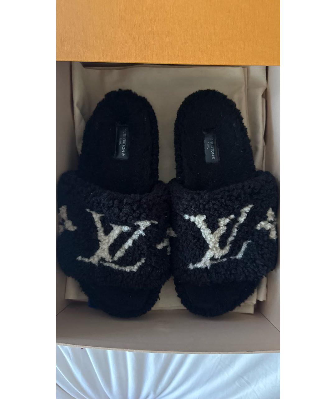LOUIS VUITTON Черные сандалии, фото 3