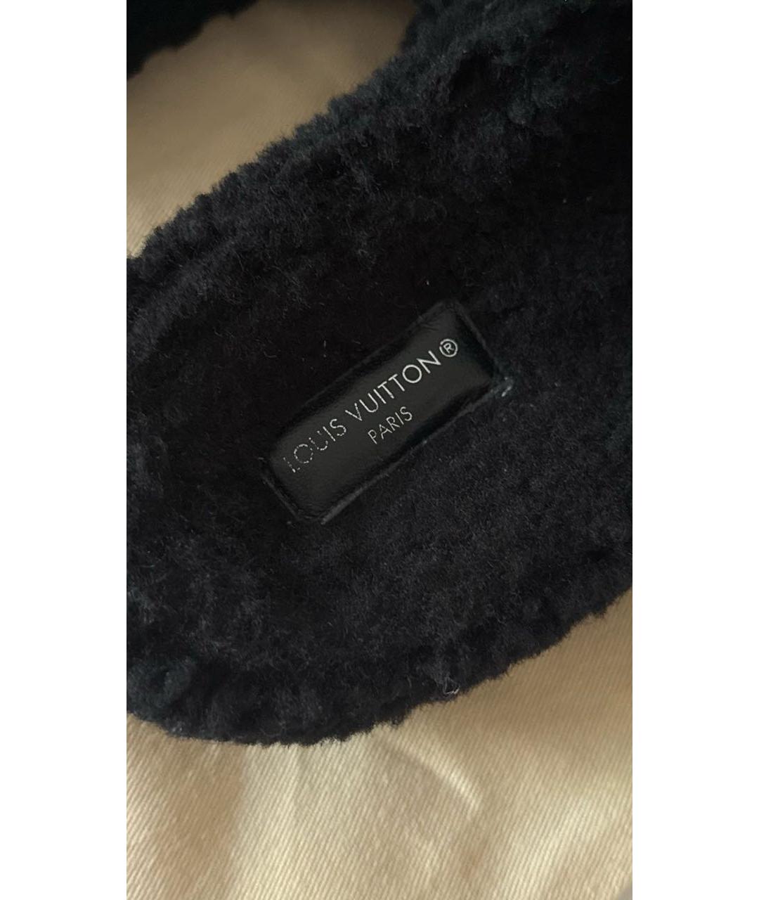 LOUIS VUITTON Черные сандалии, фото 5
