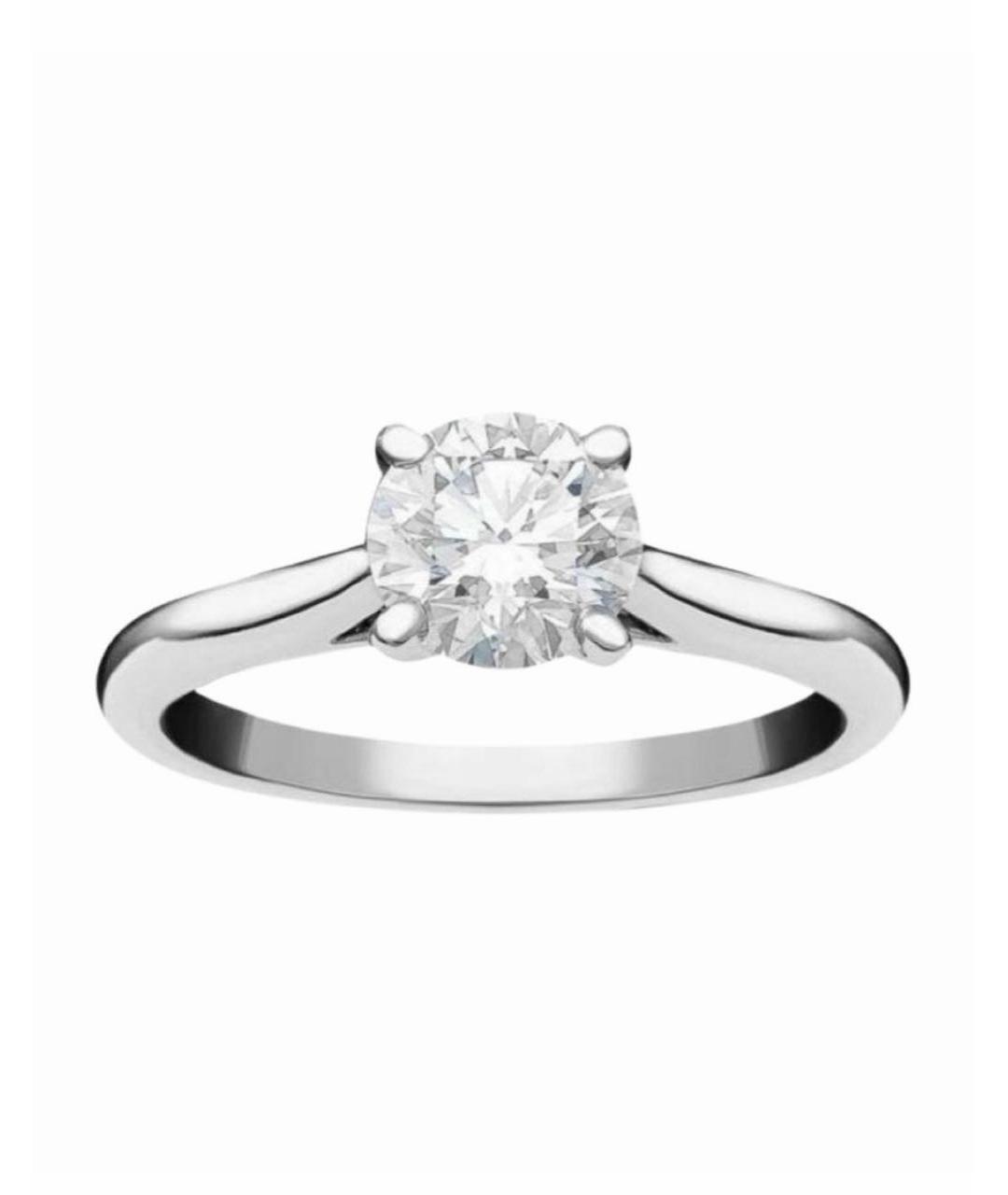 CARTIER Серебряное платиновое кольцо, фото 1