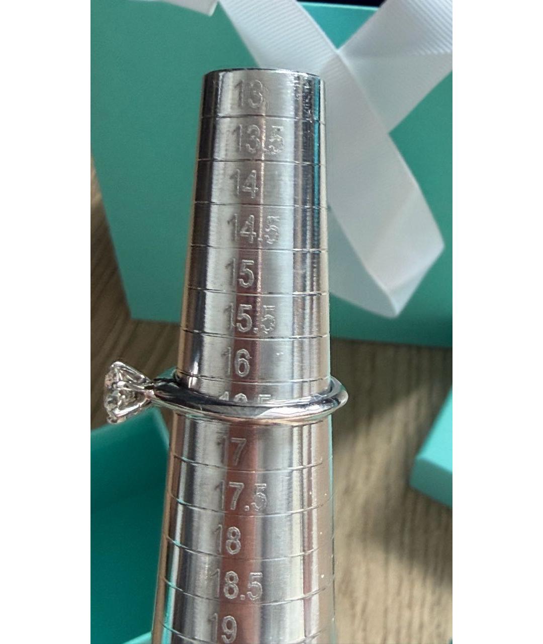 TIFFANY&CO Серебряное платиновое кольцо, фото 7