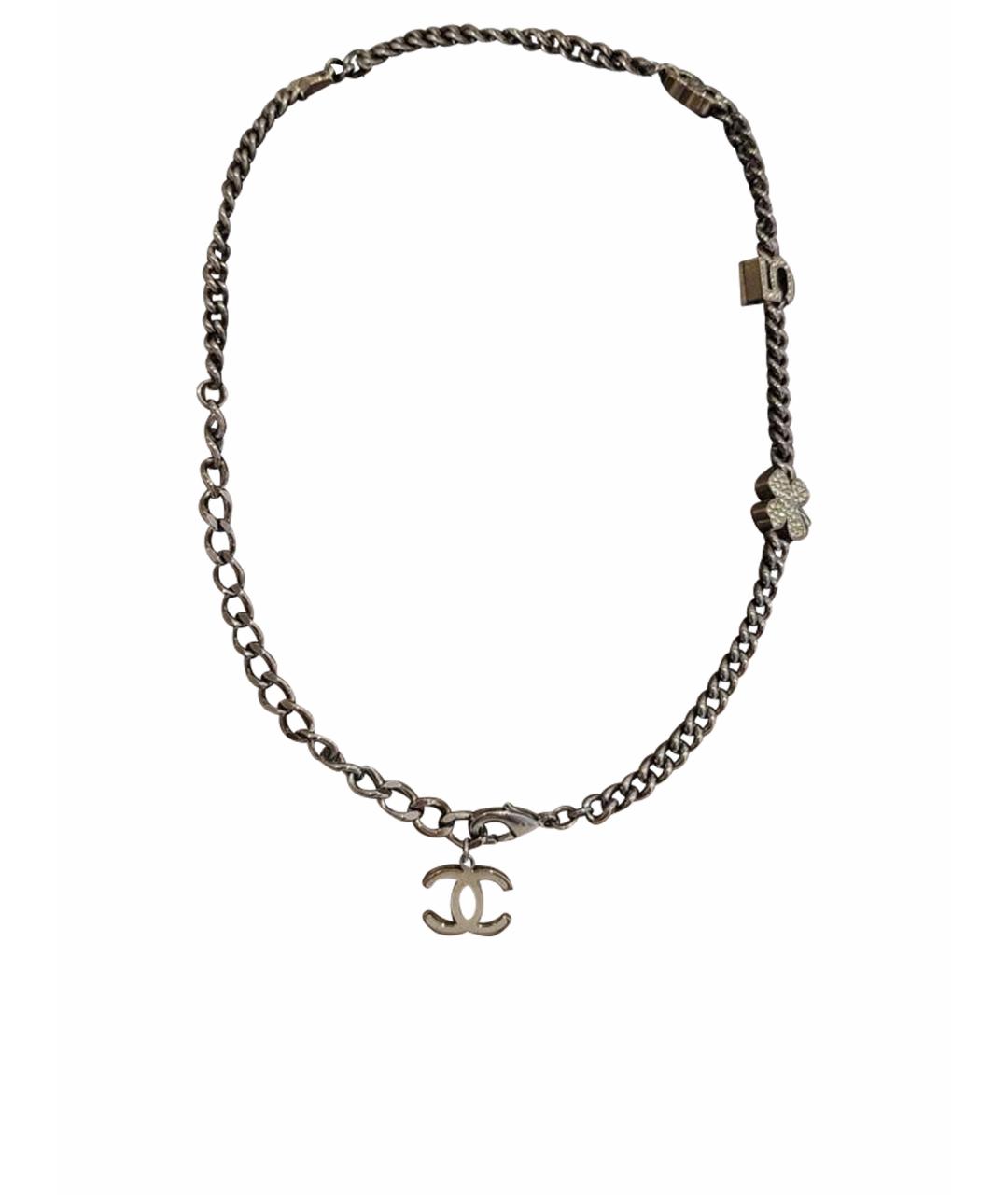 CHANEL Антрацитовое колье, фото 1