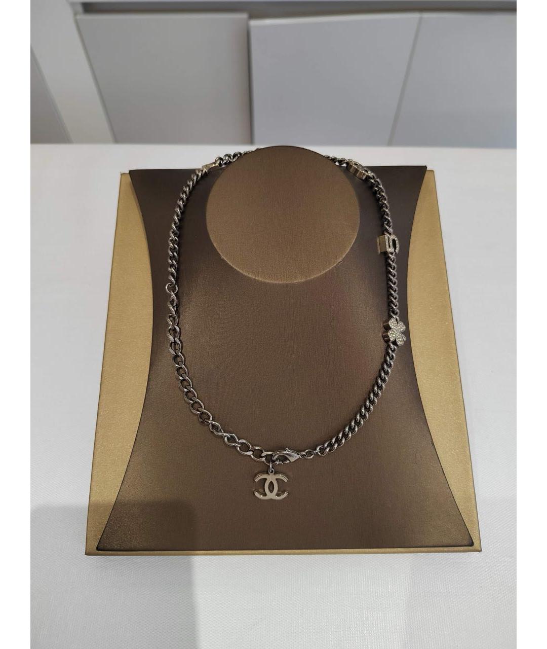 CHANEL Антрацитовое колье, фото 3