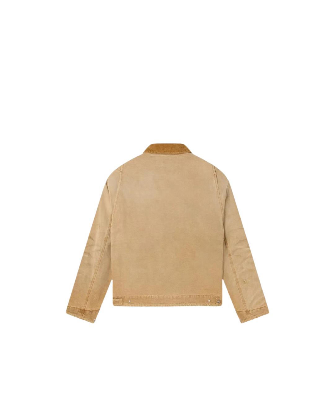 GOLDEN GOOSE Бежевая хлопковая куртка, фото 2