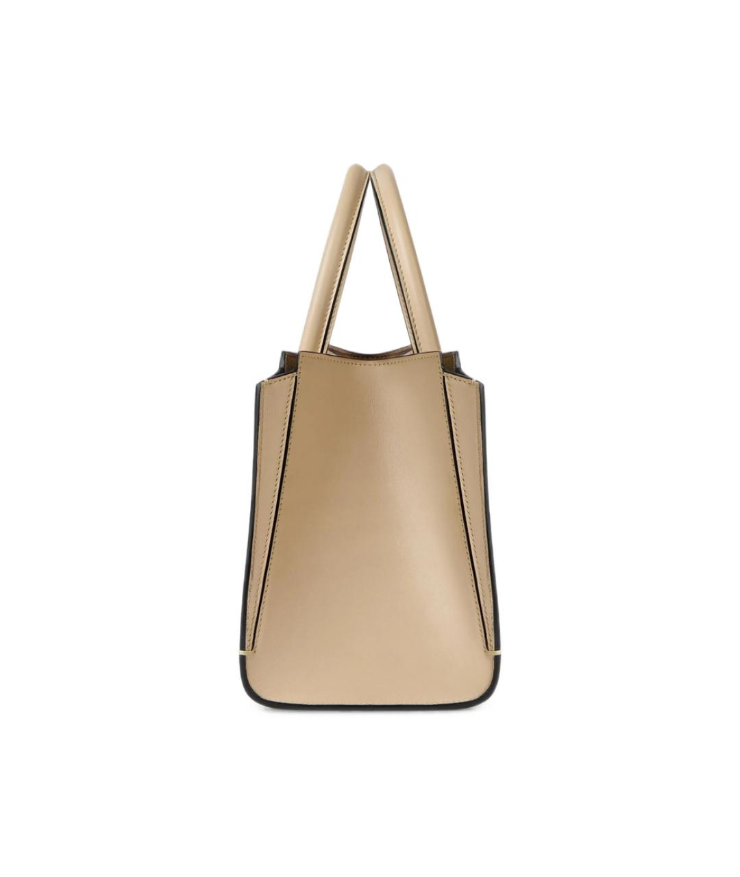 GIVENCHY Бежевая кожаная сумка тоут, фото 3