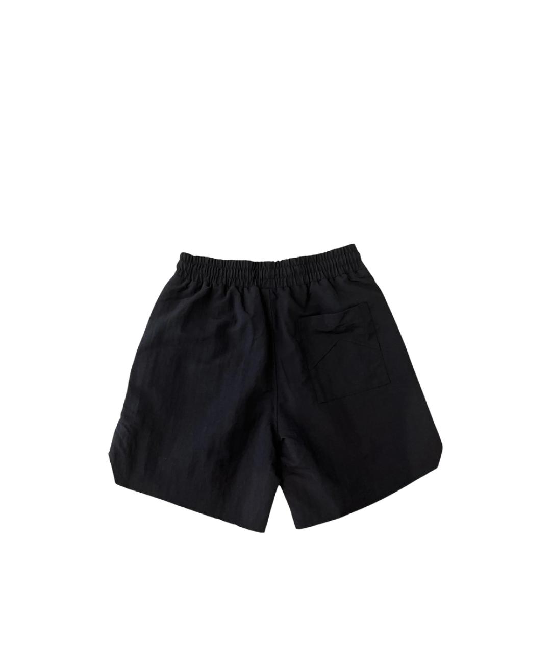 RHUDE Черные хлопковые шорты, фото 2