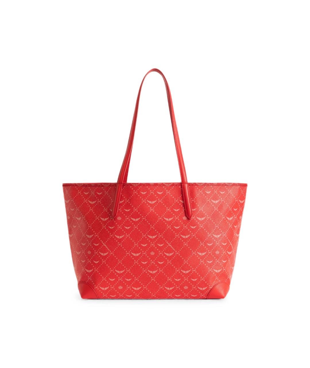 ZADIG & VOLTAIRE Красная сумка тоут, фото 1