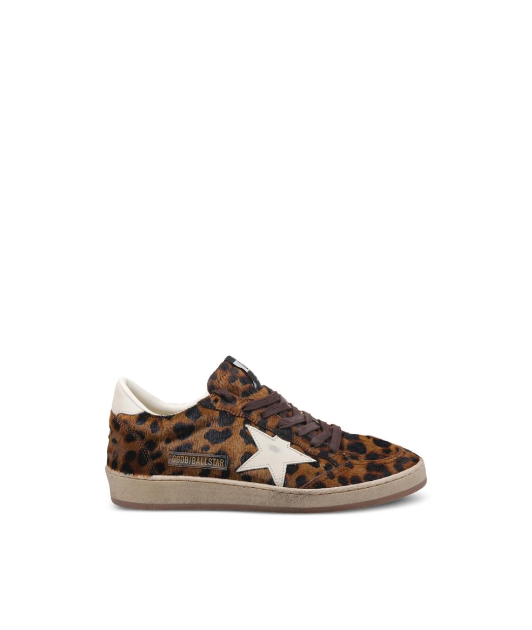 GOLDEN GOOSE Коричневые кеды, фото 1