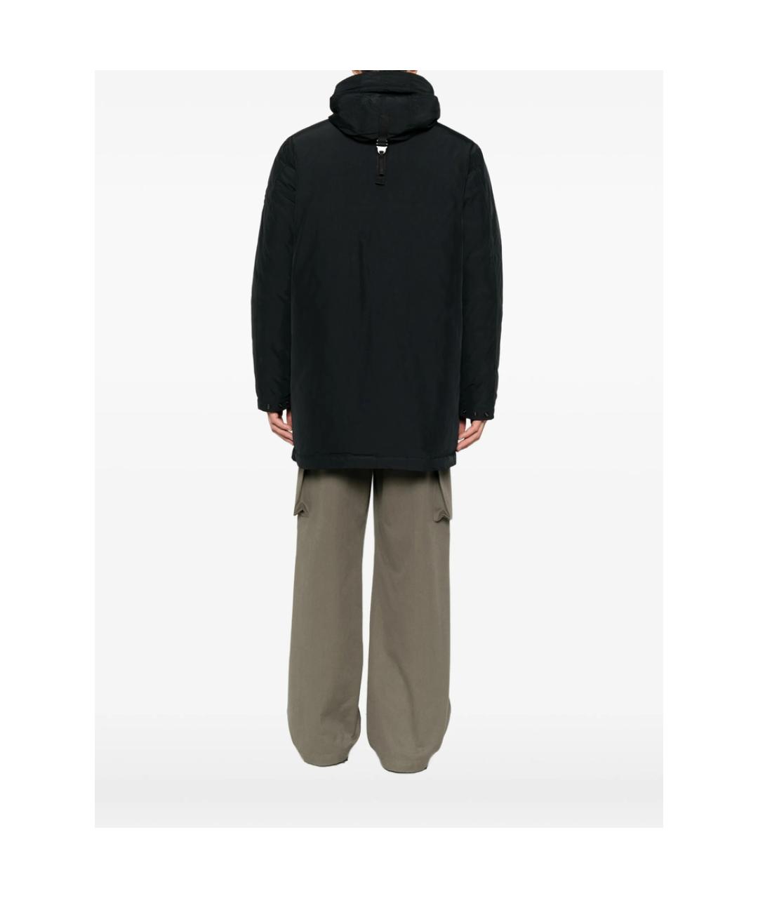 STONE ISLAND Черная полиэстеровая куртка, фото 3