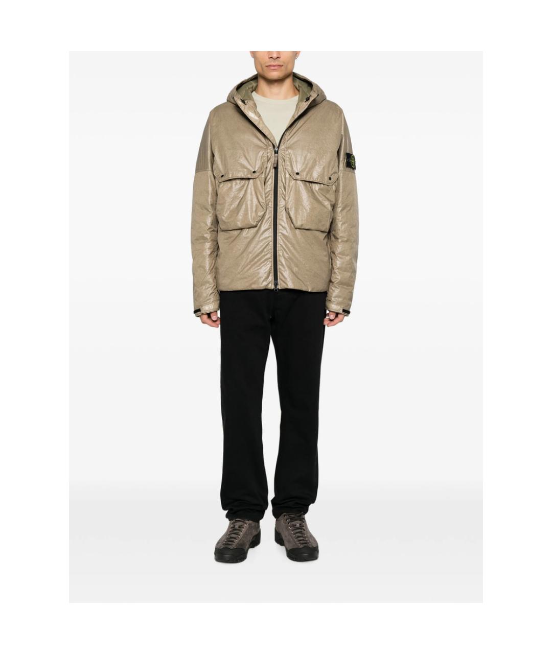 STONE ISLAND Бежевая куртка, фото 4