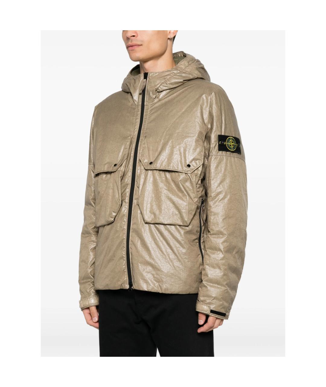 STONE ISLAND Бежевая куртка, фото 2