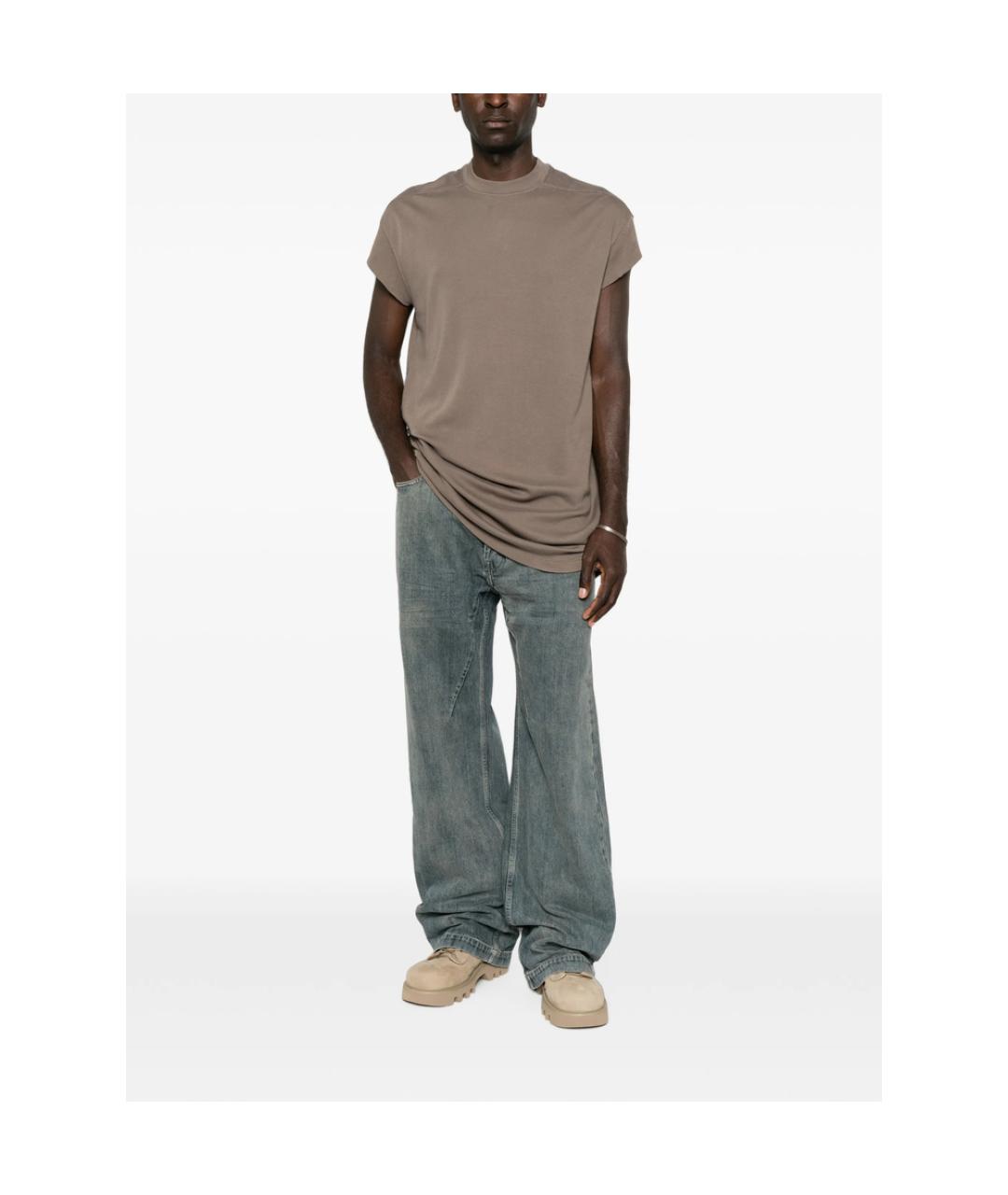 RICK OWENS DRKSHDW Синие хлопковые джинсы, фото 5