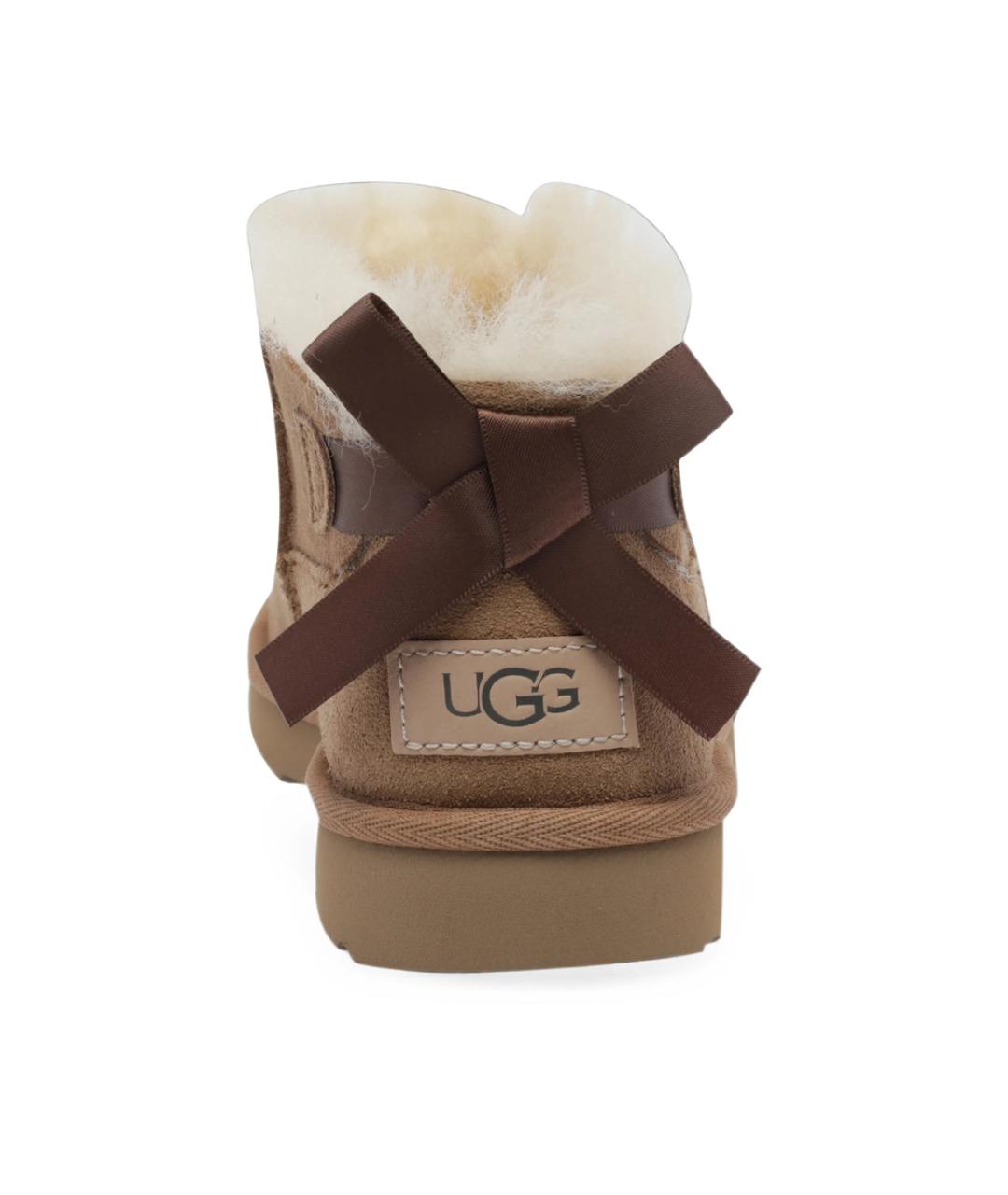UGG Бежевые замшевые ботинки, фото 2