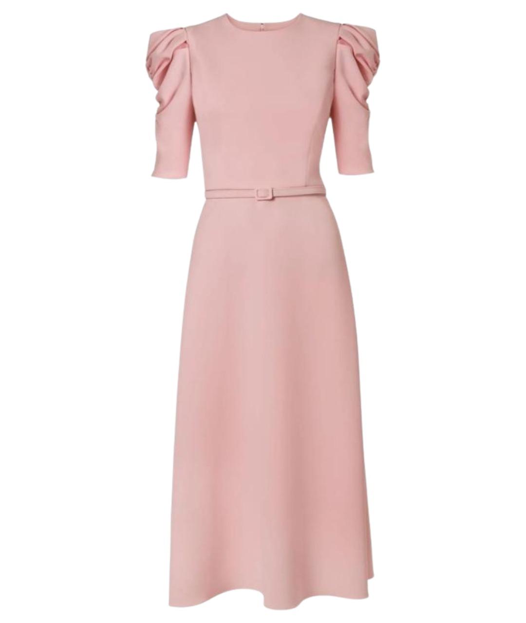 CAROLINA HERRERA Розовое полиэстеровое повседневное платье, фото 1