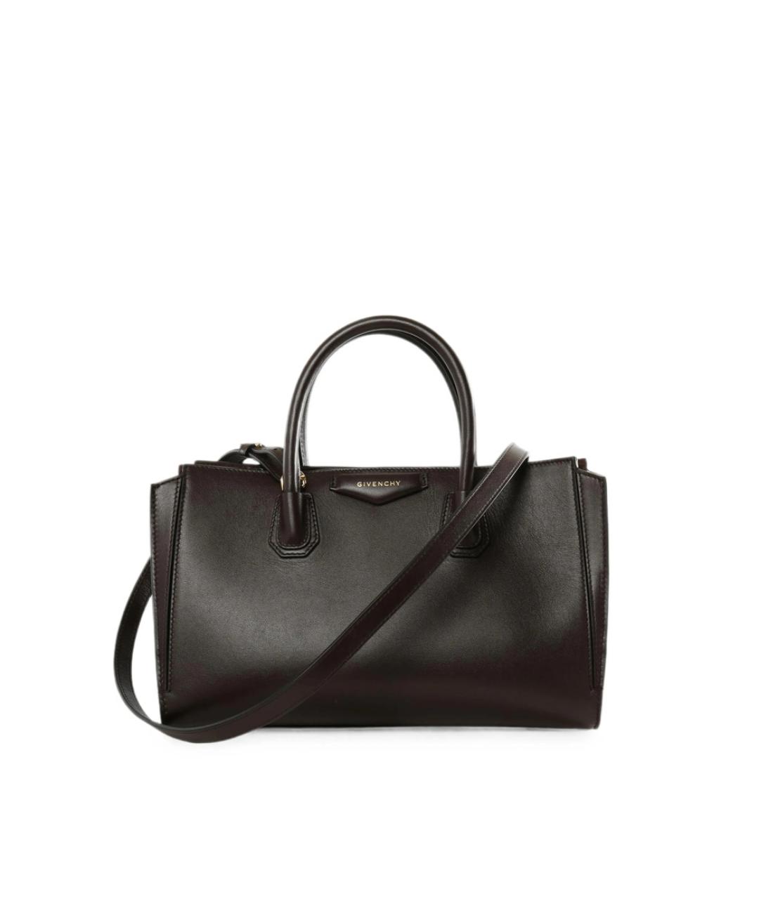 GIVENCHY Коричневая кожаная сумка тоут, фото 1