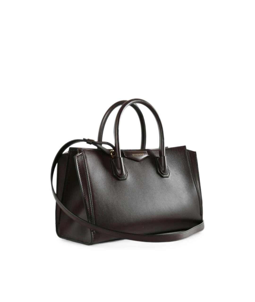 GIVENCHY Коричневая кожаная сумка тоут, фото 2