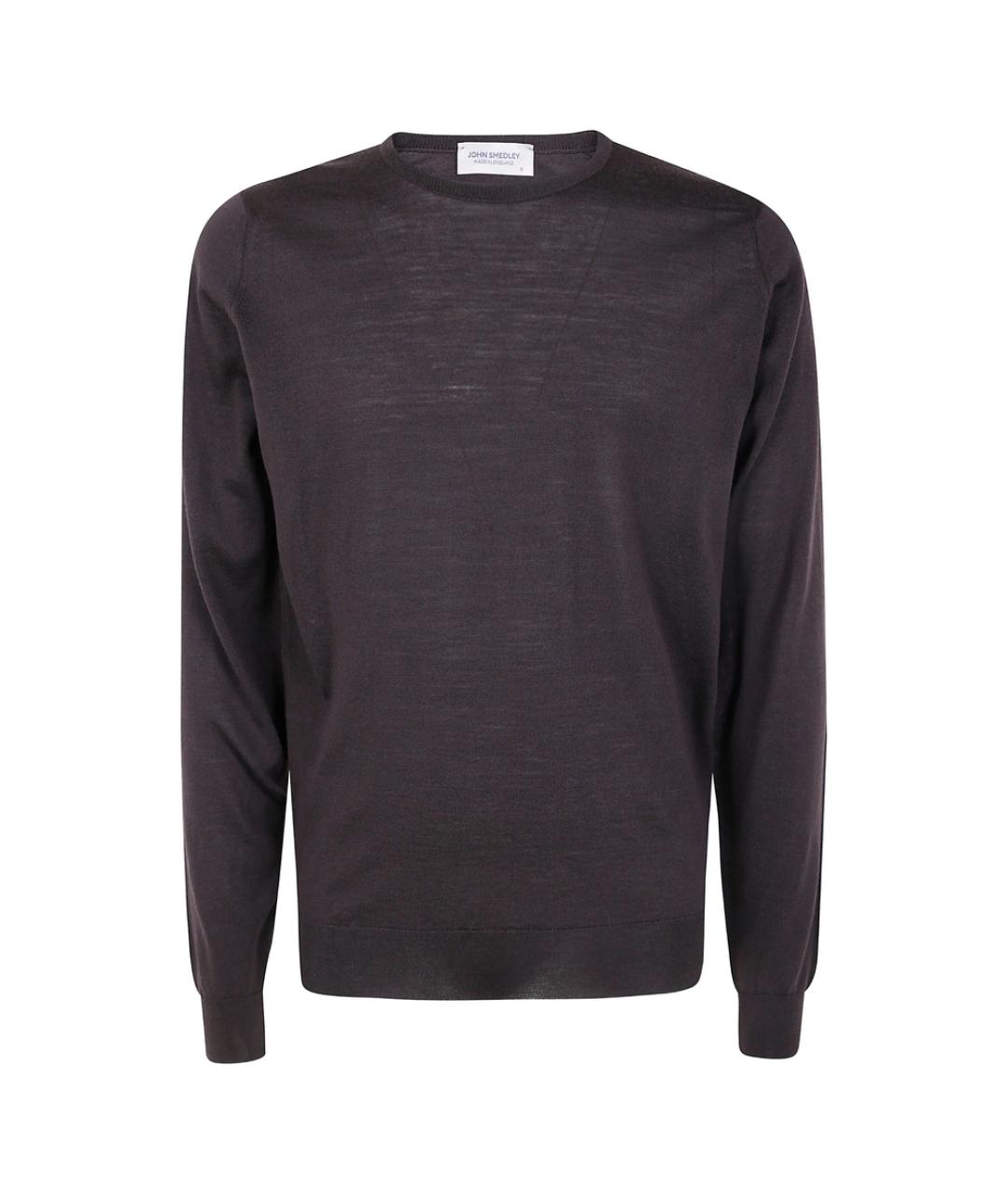 JOHN SMEDLEY Коричневый шерстяной джемпер / свитер, фото 1
