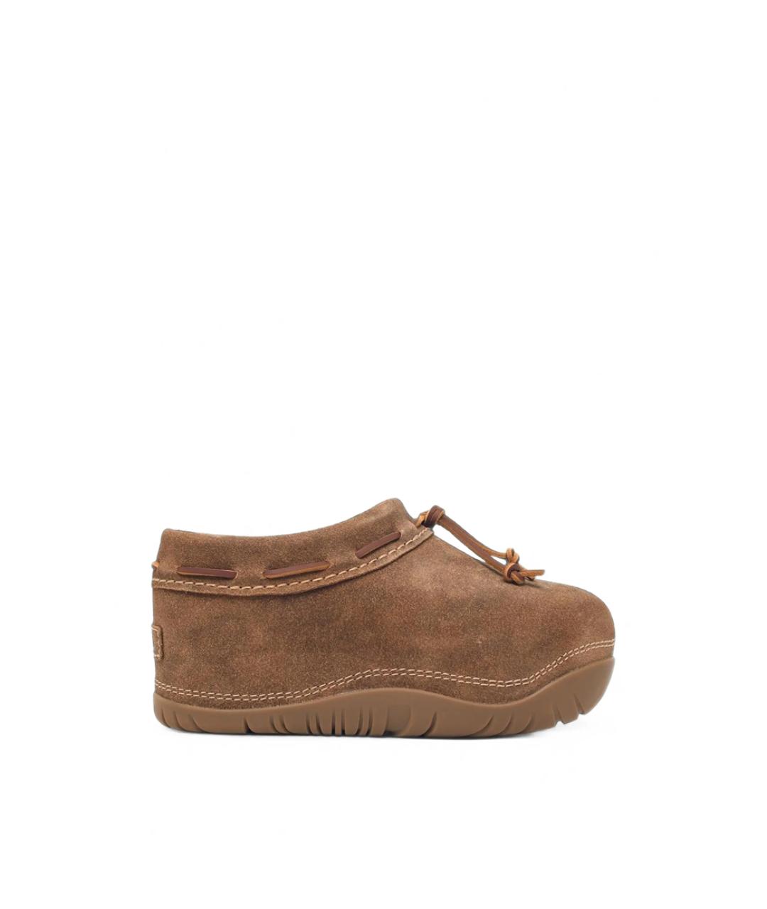 UGG Коричневые замшевые сабо, фото 1