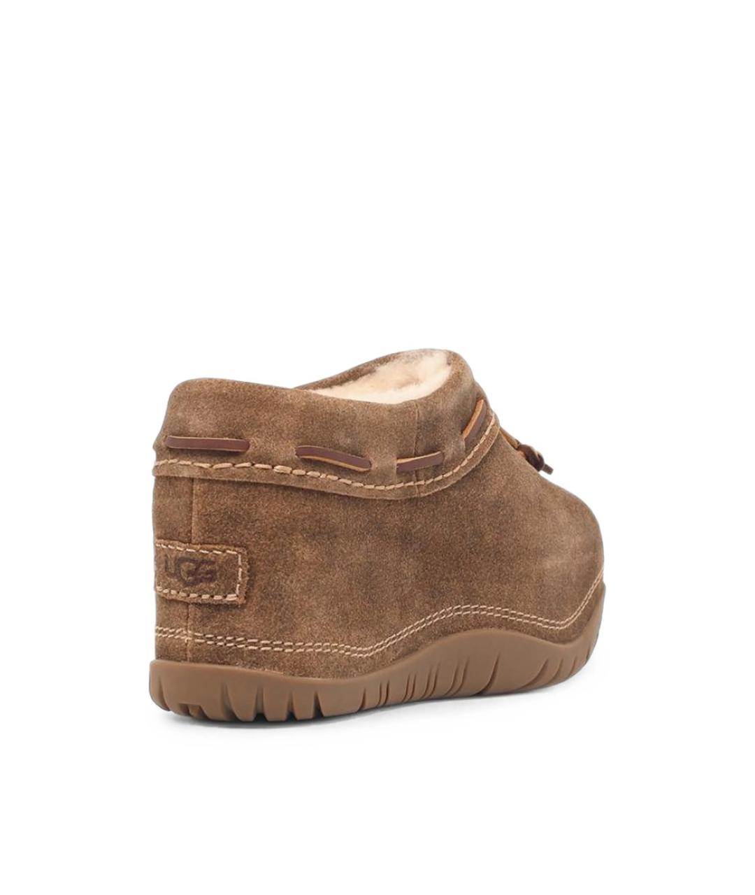 UGG Коричневые замшевые сабо, фото 3