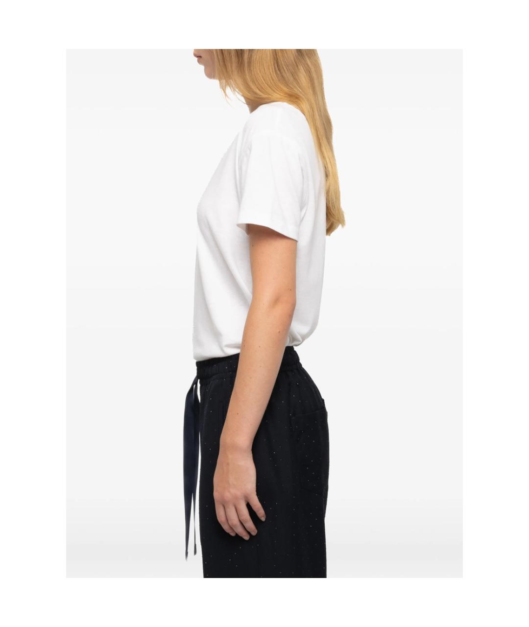 ZADIG & VOLTAIRE Синие полиэстеровые брюки широкие, фото 3