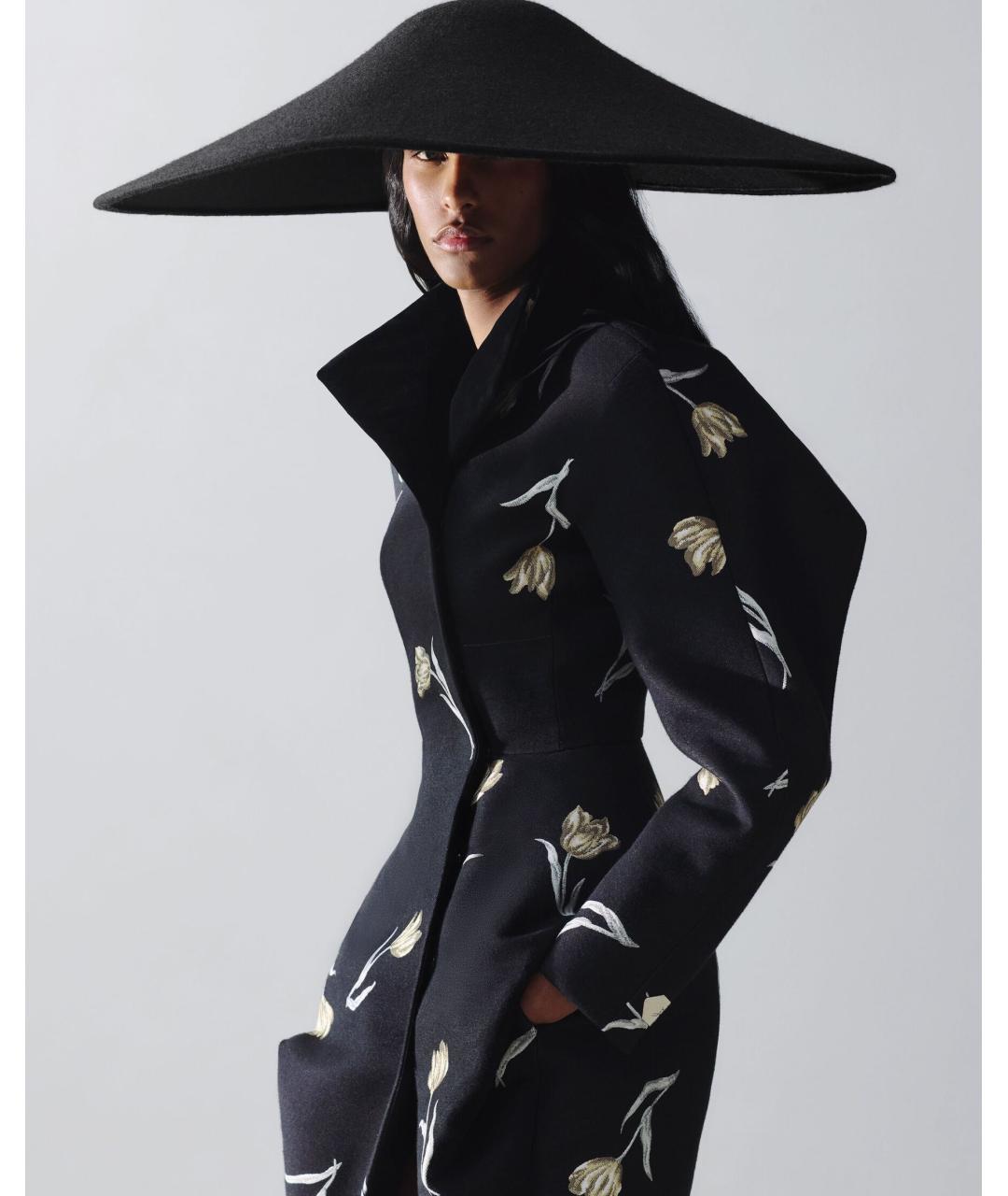 JACQUEMUS Черная шерстяная шляпа, фото 4