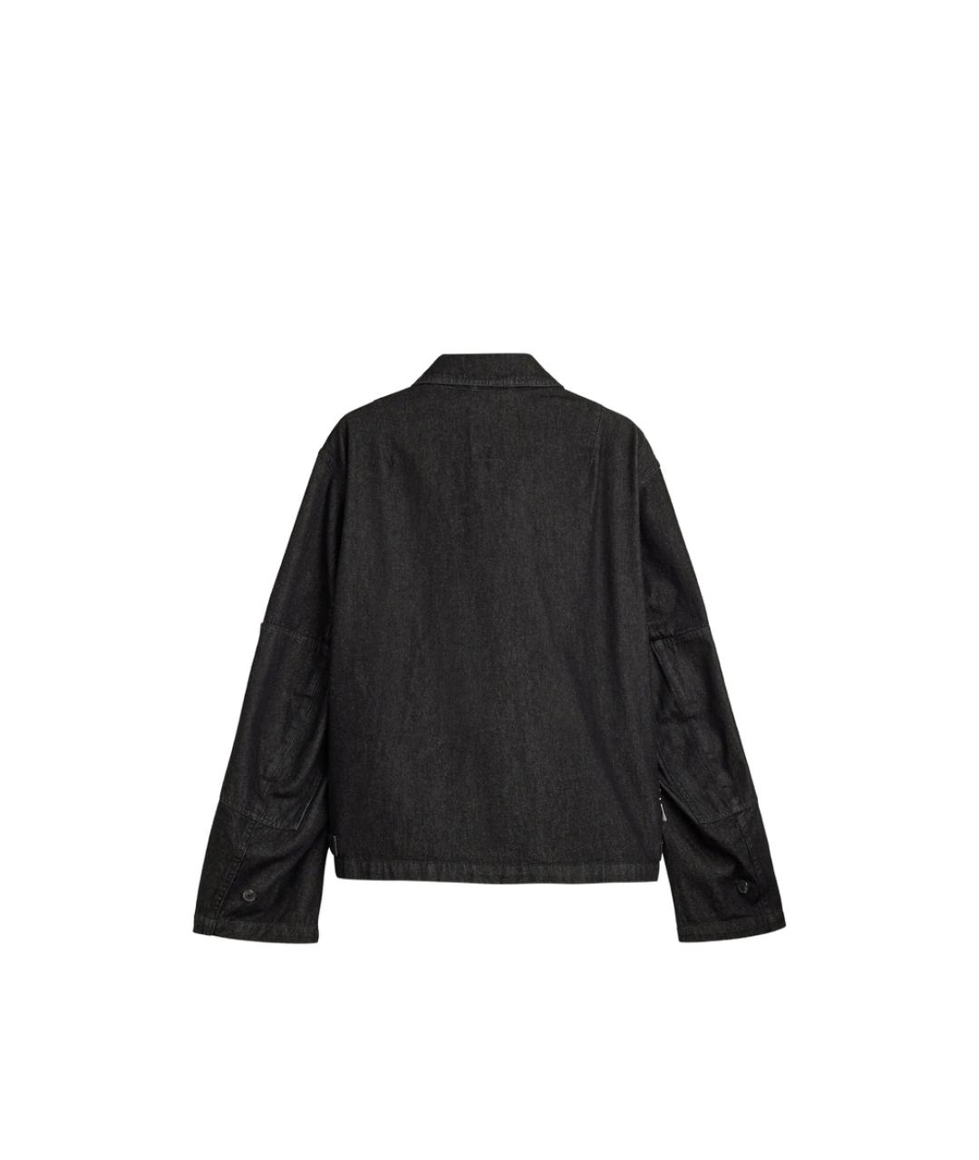 Y-3 Черная хлопковая куртка, фото 2