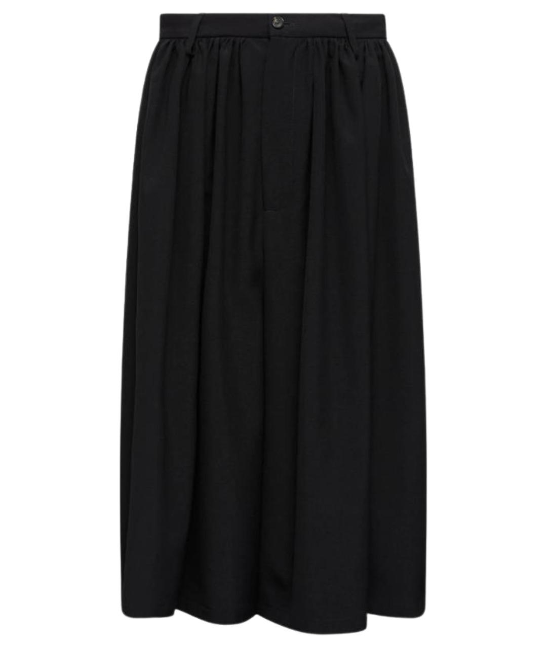 MM6 MAISON MARGIELA Черные полиэстеровые кюлоты, фото 1