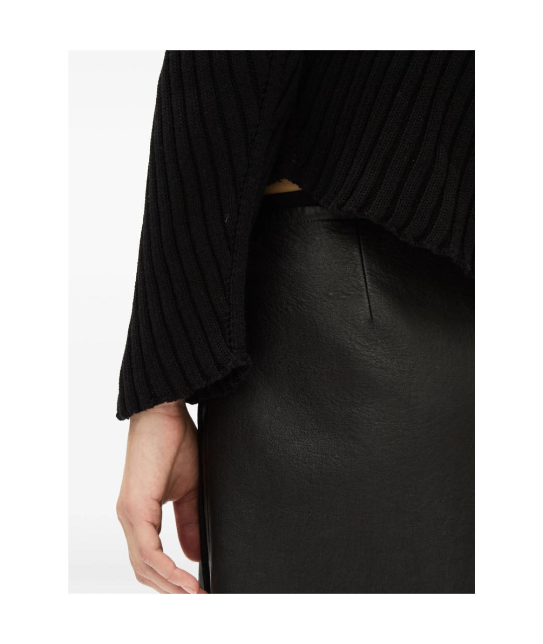 ANN DEMEULEMEESTER Черный кашемировый джемпер / свитер, фото 4