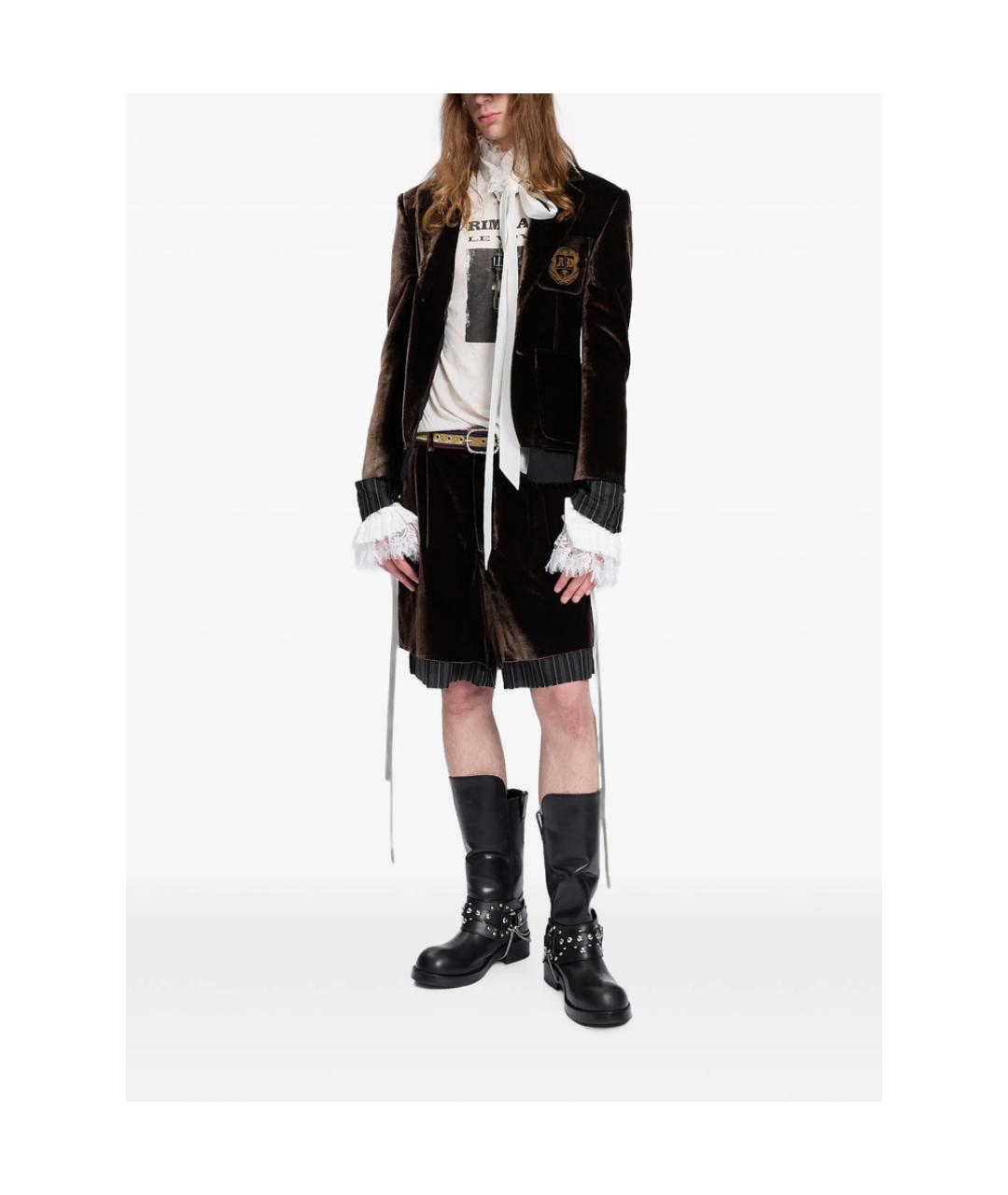 ANN DEMEULEMEESTER Белая хлопковая футболка, фото 3