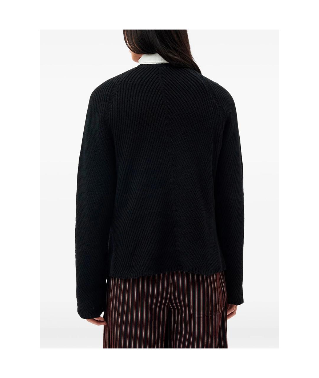 ANN DEMEULEMEESTER Черный кашемировый джемпер / свитер, фото 3