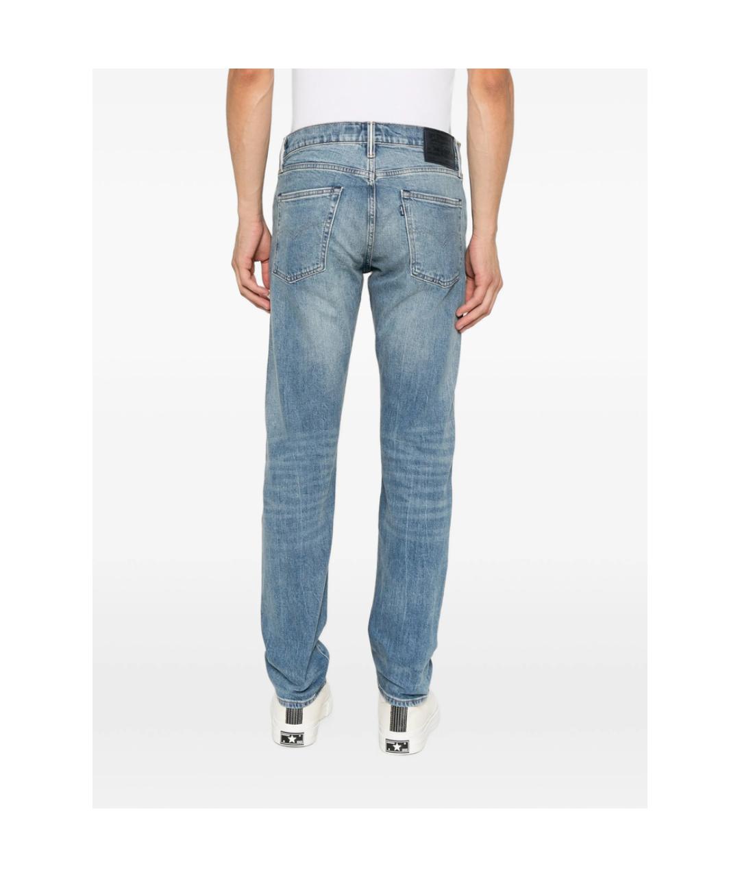 LEVI'S Голубые хлопковые джинсы скинни, фото 5