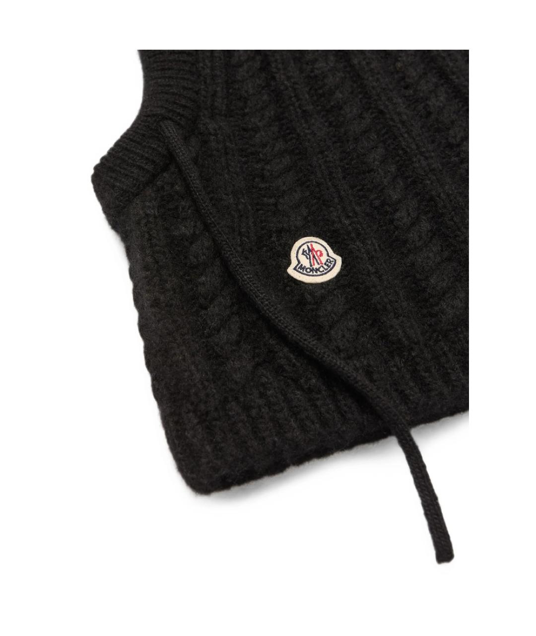 MONCLER Черный капюшон, фото 2