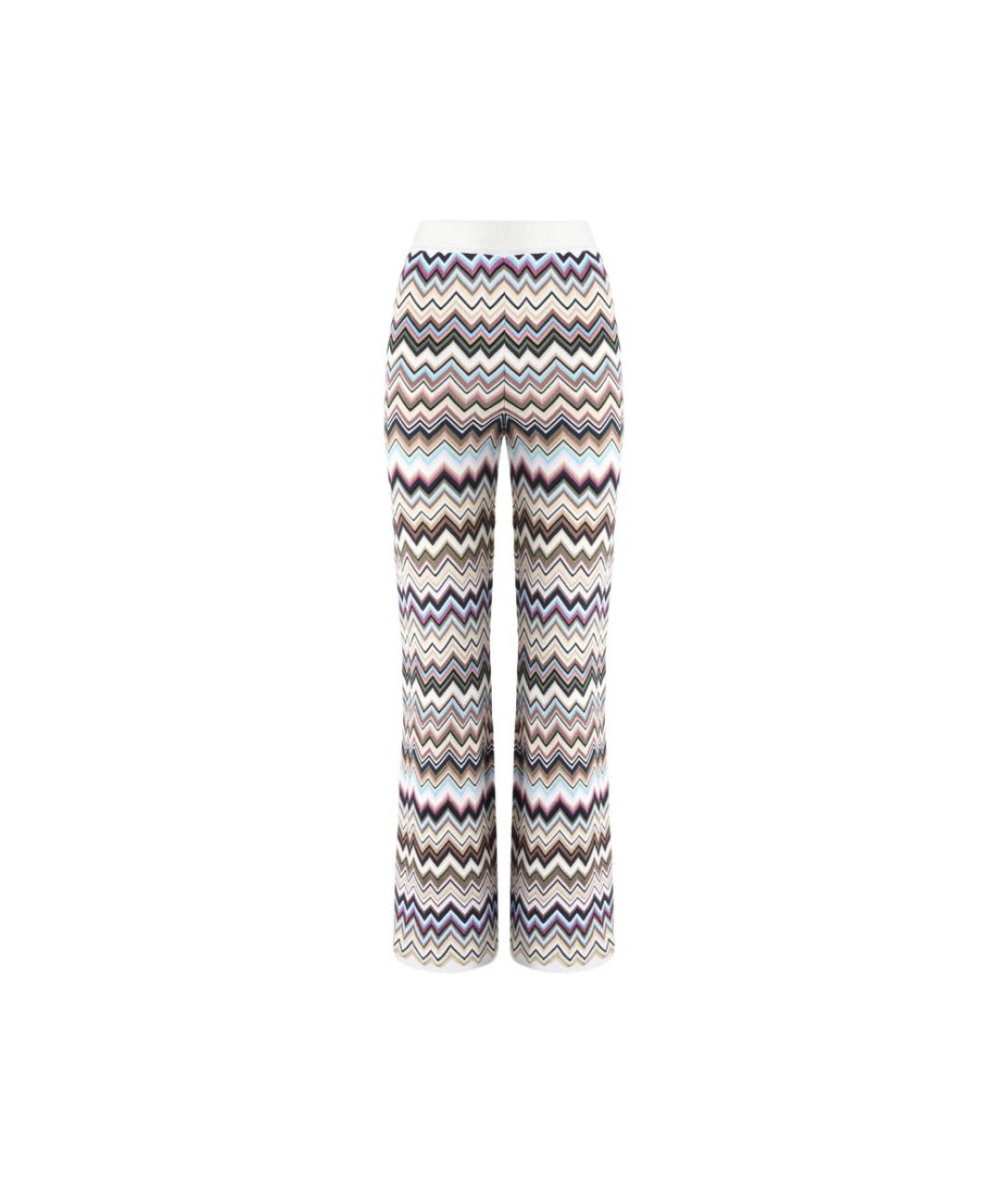 MISSONI Мульти вискозные прямые брюки, фото 1