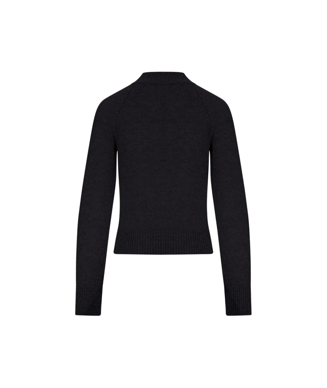 DRIES VAN NOTEN Черная шерстяная водолазка, фото 2