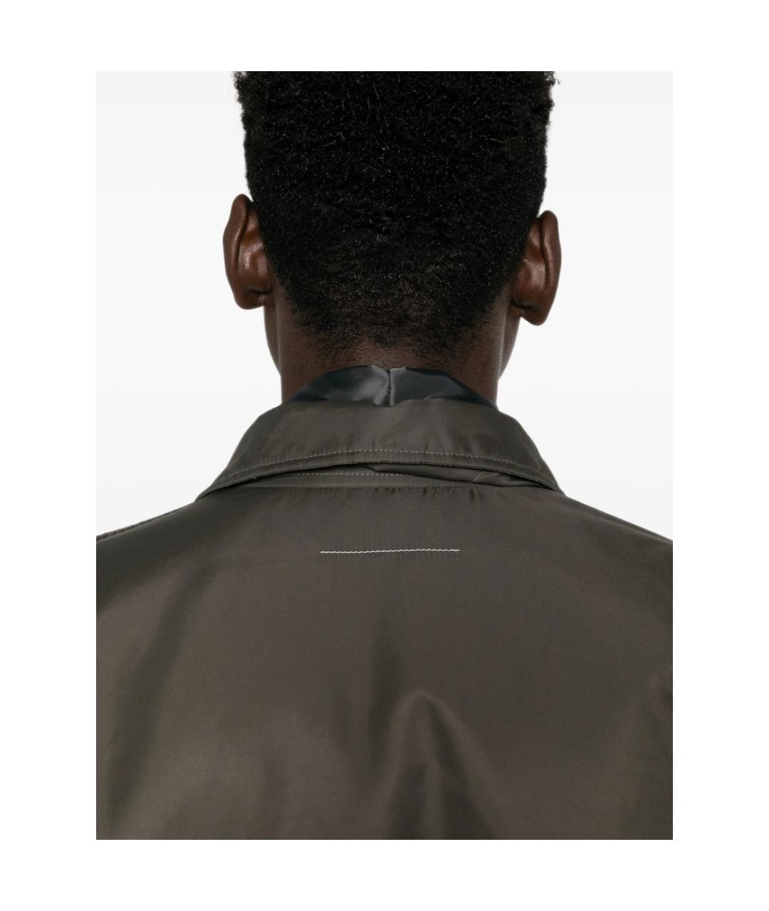 MM6 MAISON MARGIELA Серая полиэстеровая куртка, фото 4