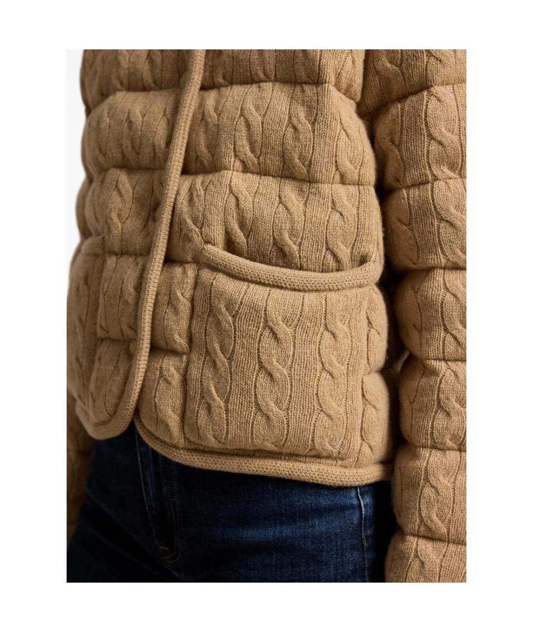 RALPH LAUREN Бежевая кашемировая куртка, фото 4