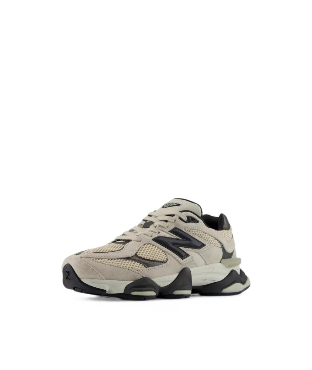 NEW BALANCE Бежевые замшевые низкие кроссовки / кеды, фото 4