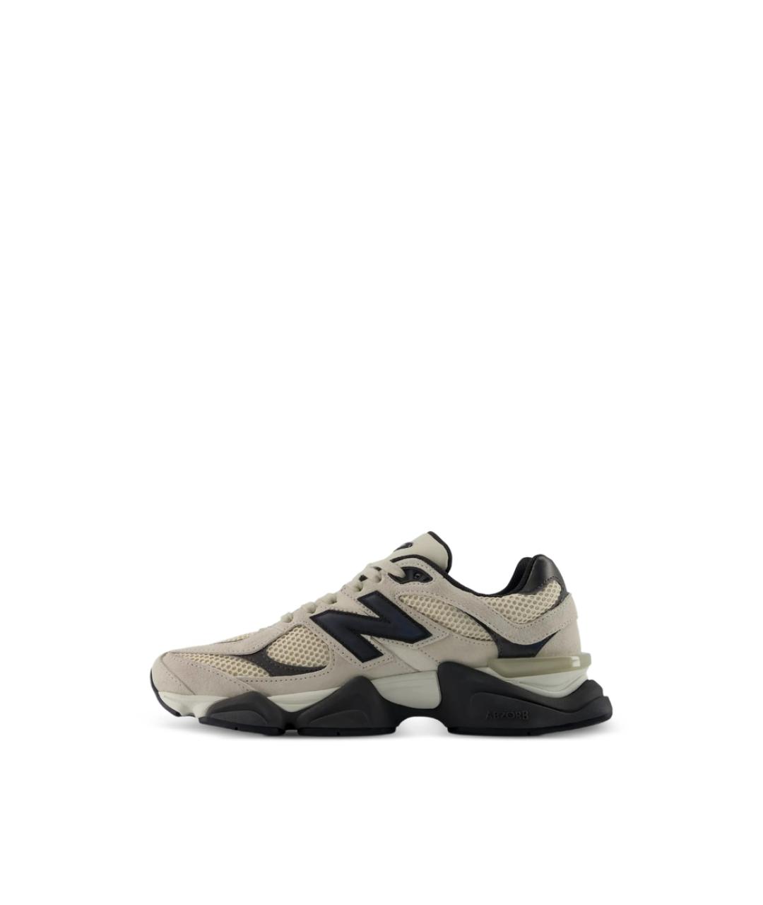 NEW BALANCE Бежевые замшевые низкие кроссовки / кеды, фото 6