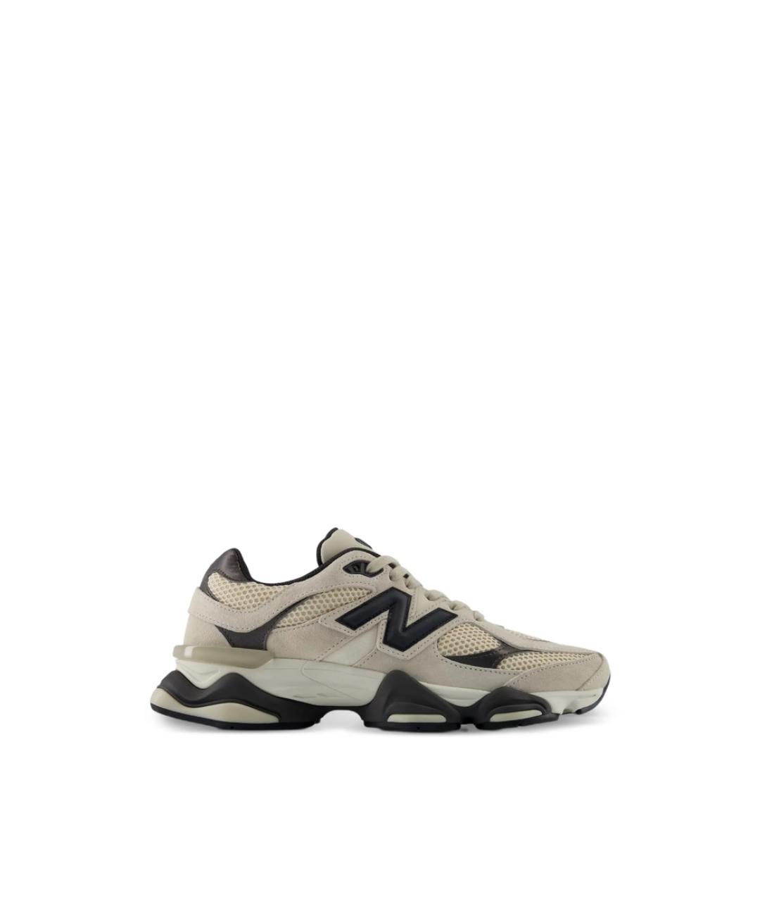 NEW BALANCE Бежевые замшевые низкие кроссовки / кеды, фото 1