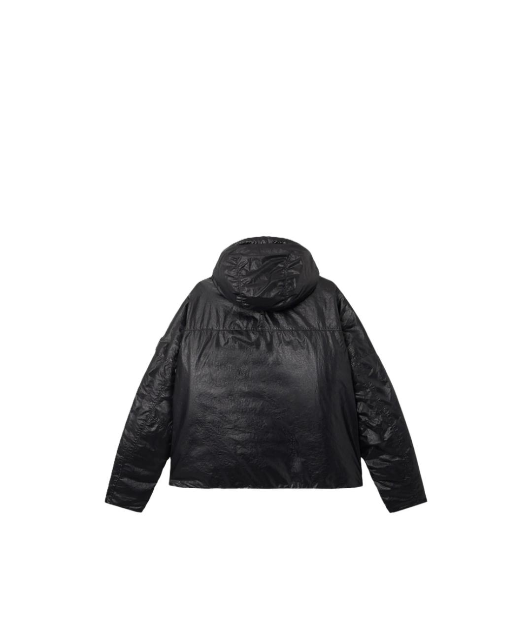 STONE ISLAND Черная полиамидовая куртка, фото 5