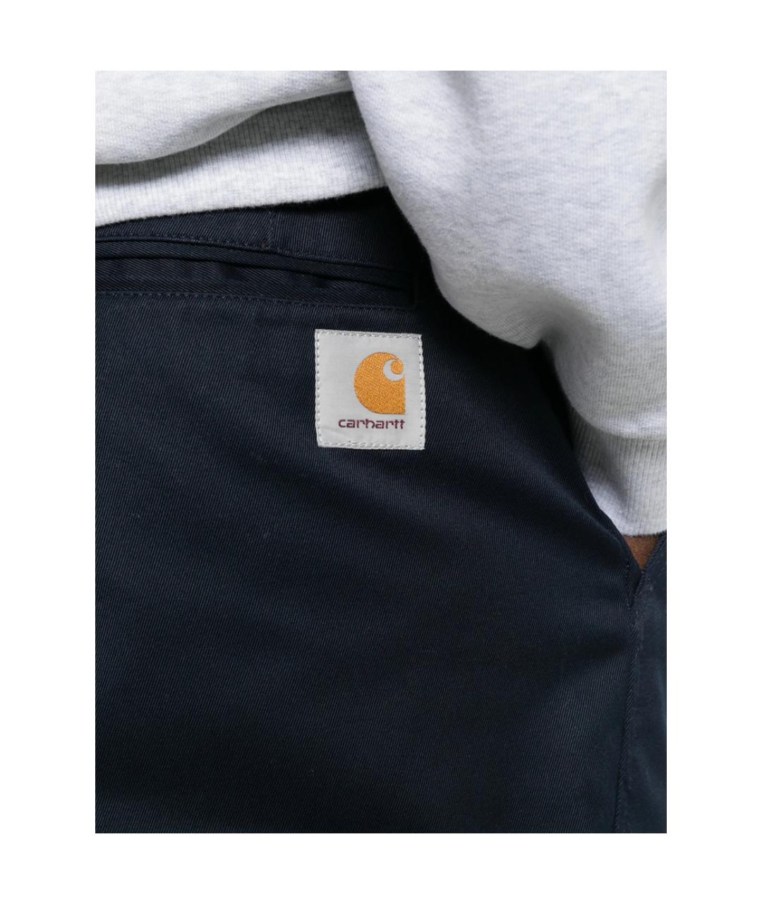 CARHARTT Синие хлопковые повседневные брюки, фото 2