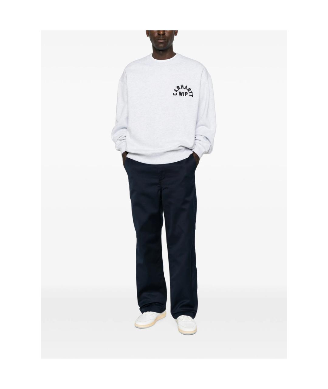 CARHARTT Синие хлопковые повседневные брюки, фото 4
