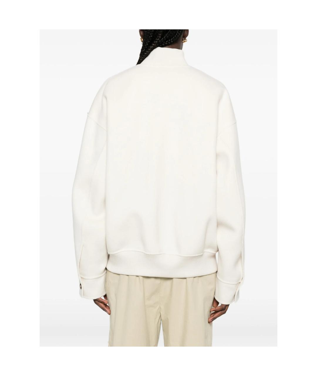 SPORTMAX Бежевая шерстяная куртка, фото 4