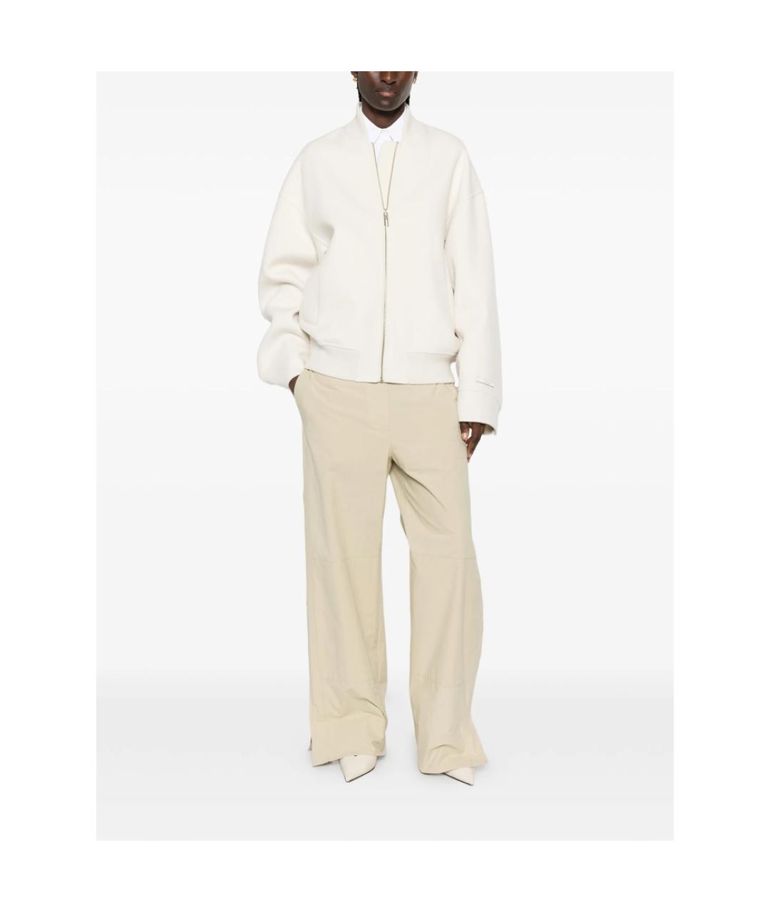 SPORTMAX Бежевая шерстяная куртка, фото 2
