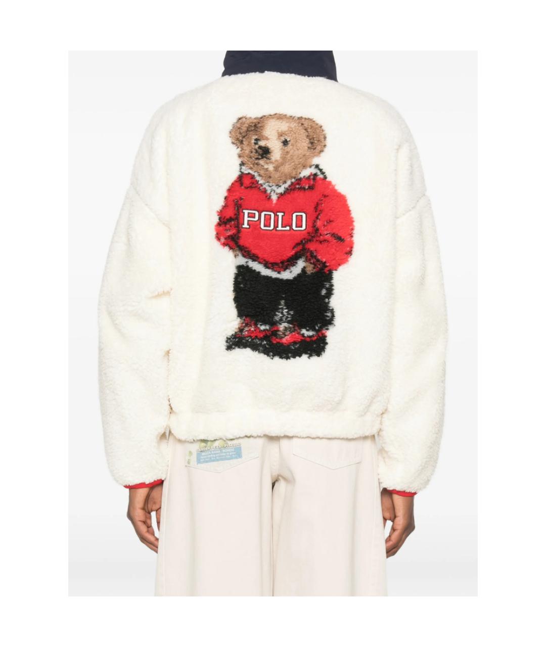 RALPH LAUREN Бежевая полиэстеровая куртка, фото 4