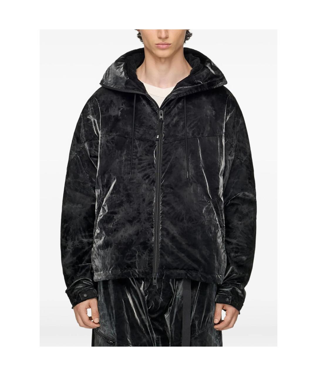 Y-3 Черная нейлоновая куртка, фото 1