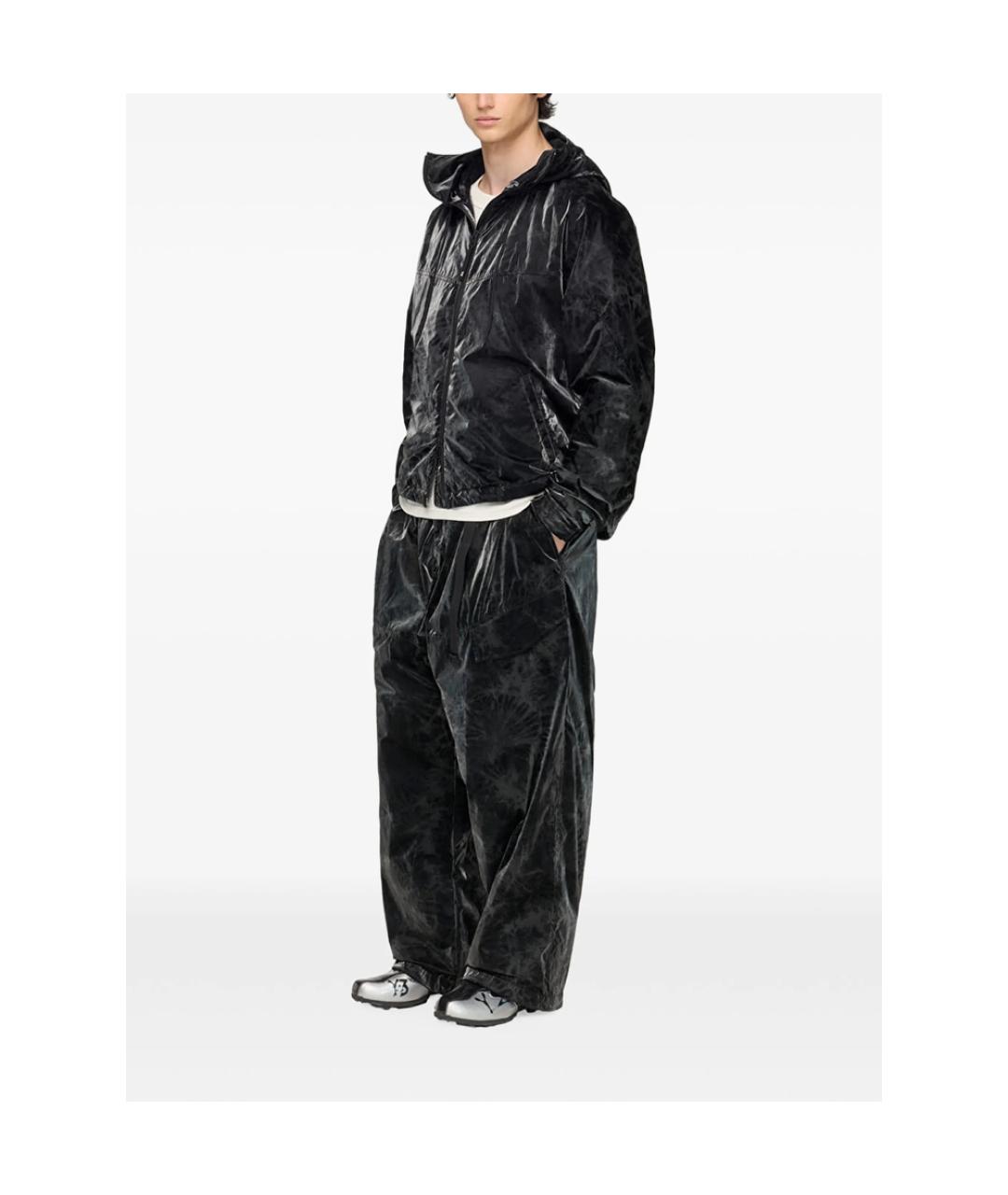 Y-3 Черная нейлоновая куртка, фото 3